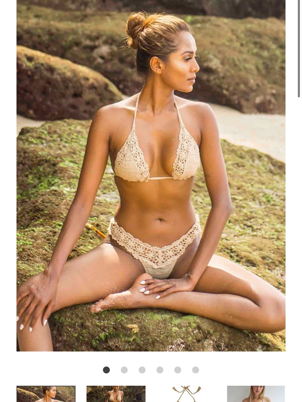 CROCHET BELLA BIKINI - BRAZILIAN gold